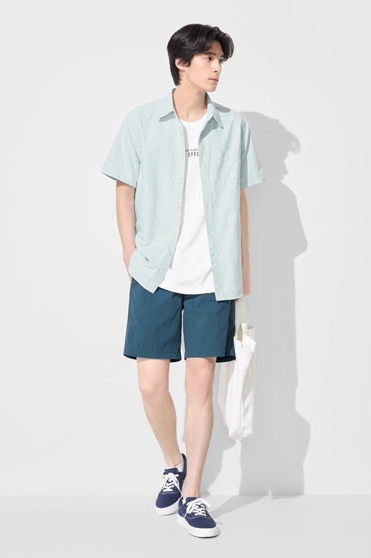 防潑水休閒海灘短褲-男