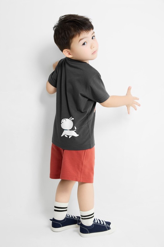 蠟筆小新印花T恤-12-童