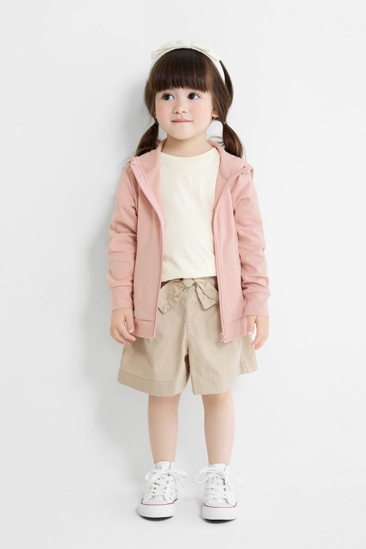 純棉蝴蝶結短褲-童