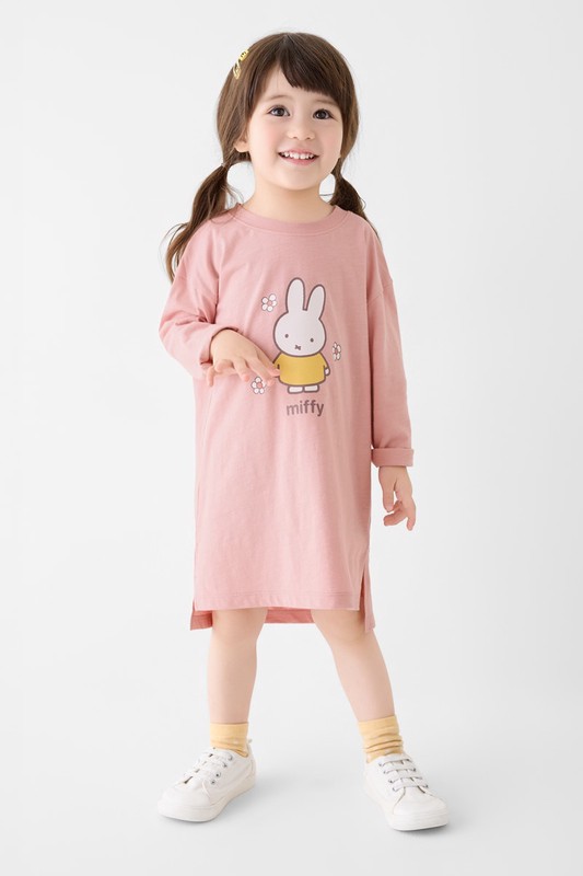 Miffy竹節棉長版上衣-童