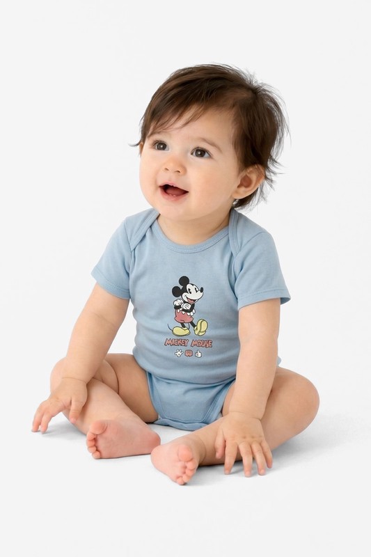 迪士尼系列純棉羅紋包臀衣-Baby