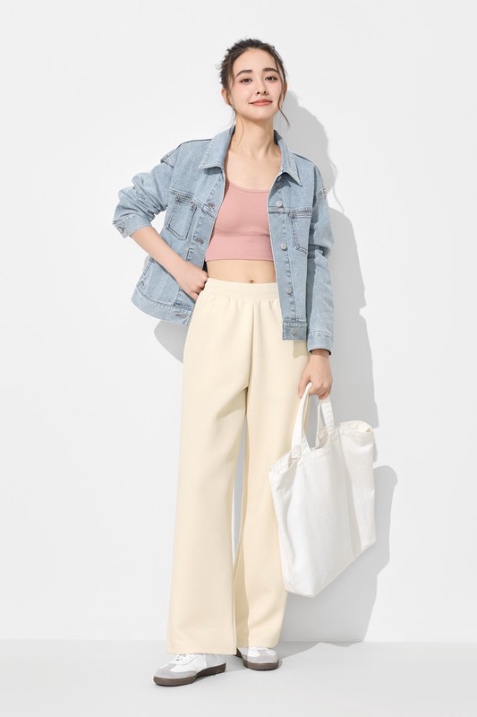 無縫Bra短版細肩帶背心-女