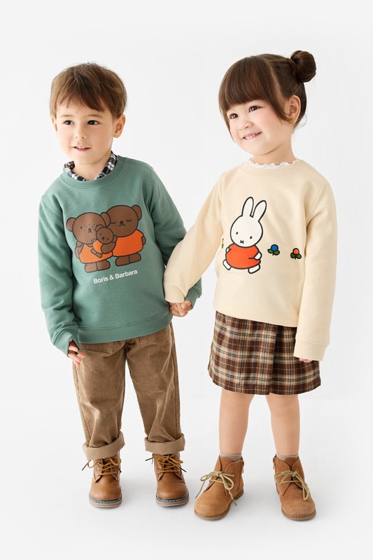 Miffy and Friends毛圈印花圓領衫-03-童