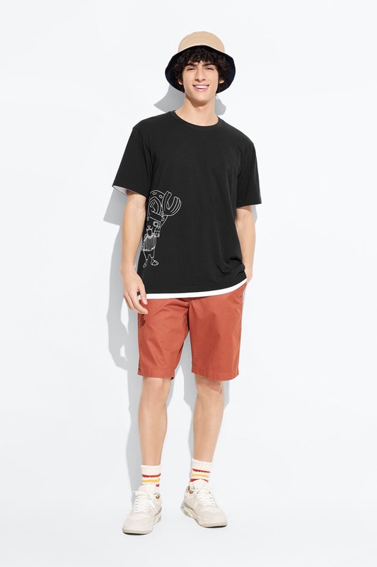 航海王印花T恤-03-男