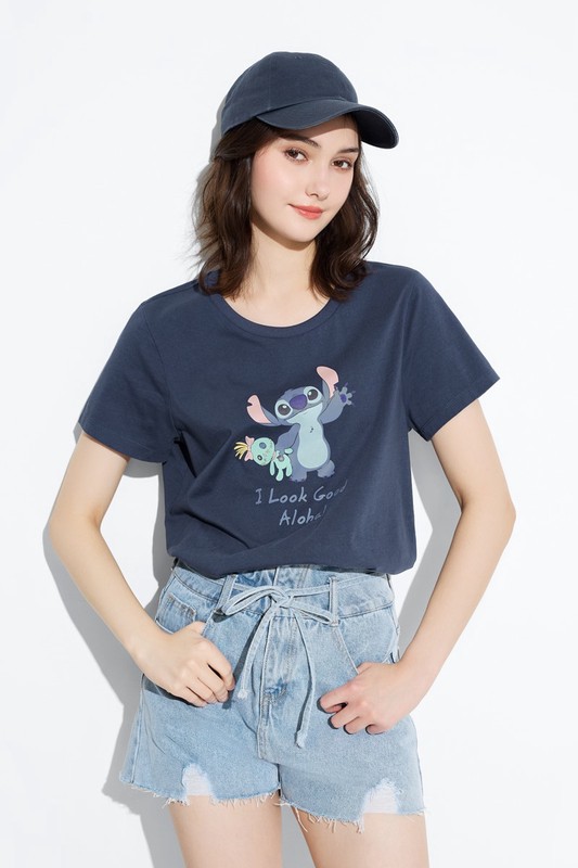 迪士尼系列印花T恤-33-女