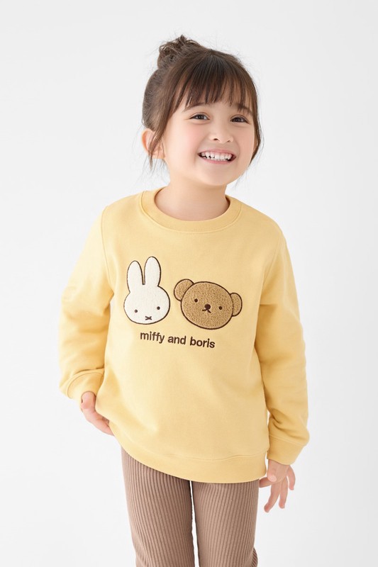 Miffy and Friends毛圈電繡圓領衫-03-童