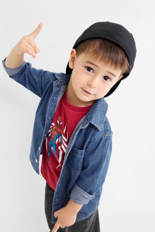 漫威系列印花T恤-08-童