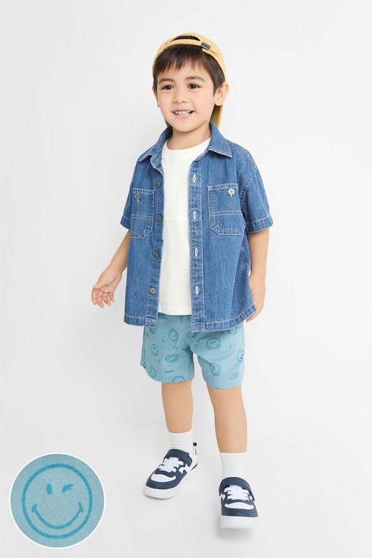 SmileyWorld®輕便鬆緊短褲-童