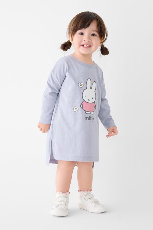 Miffy竹節棉長版上衣-Baby