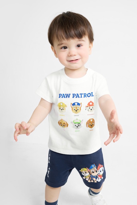 汪汪隊立大功竹節棉印花短褲-Baby