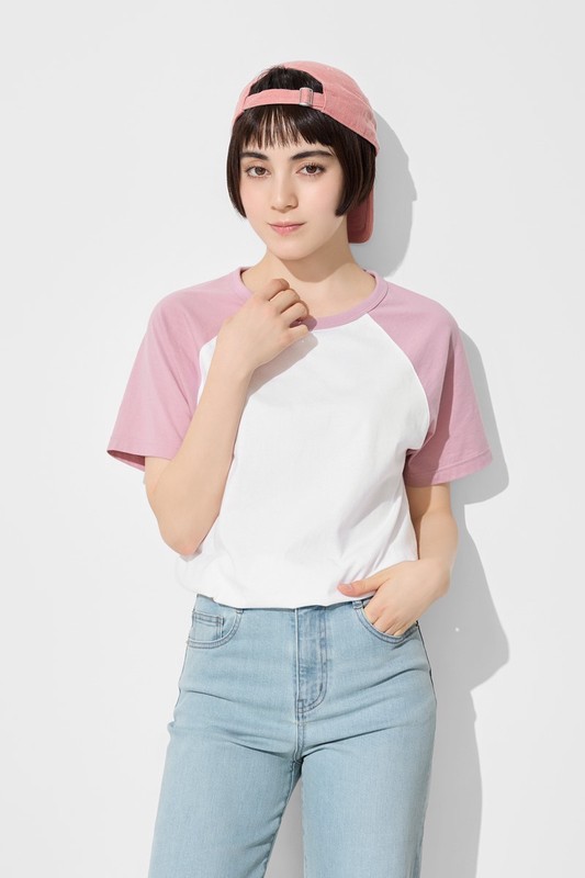 純棉拉克蘭短袖T恤-女