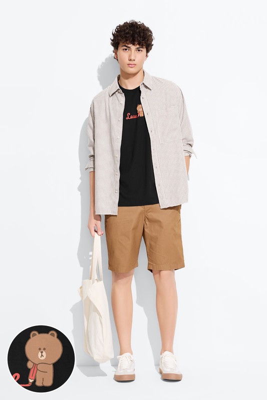 LINE FRIENDS印花T恤-06-男