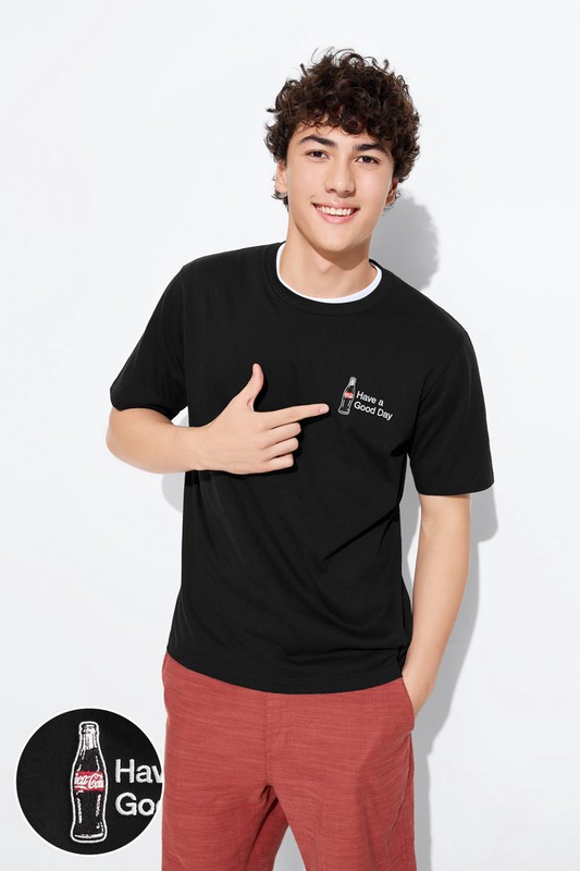 可口可樂厚版電繡T恤-01-男