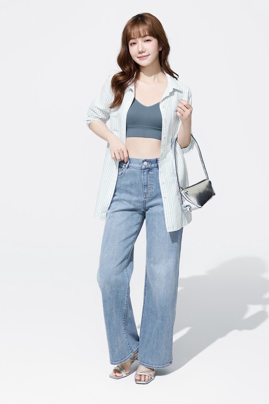 可拆式無縫Bra短版細肩帶背心-女