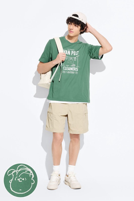 史努比系列印花T恤-26-男