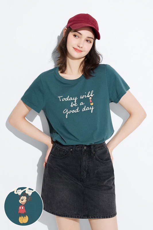 迪士尼系列印花T恤-31-女