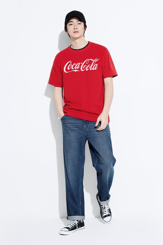 可口可樂印花T恤-11-男