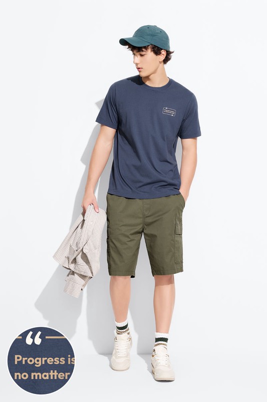 文字印花T恤-05-男