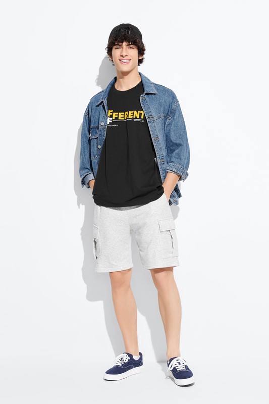 文字印花T恤-07-男