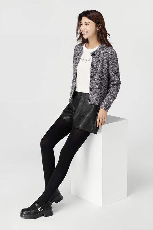 彈力緊身褲襪-女