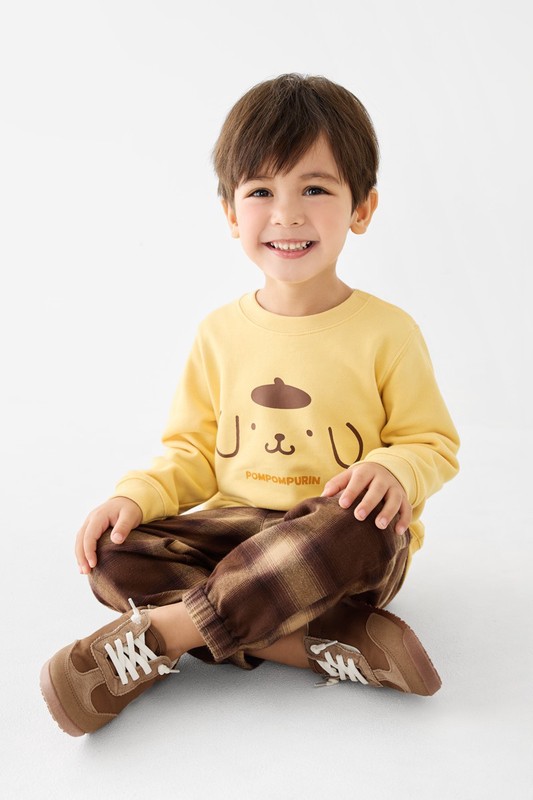 三麗鷗毛圈印花圓領衫-05-童