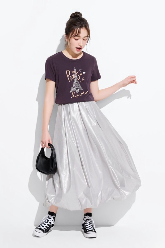 浪漫鐵塔印花T恤-女