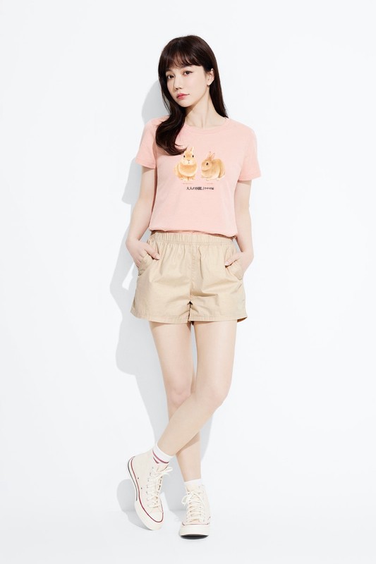 大人的圖鑑印花T恤-09-女