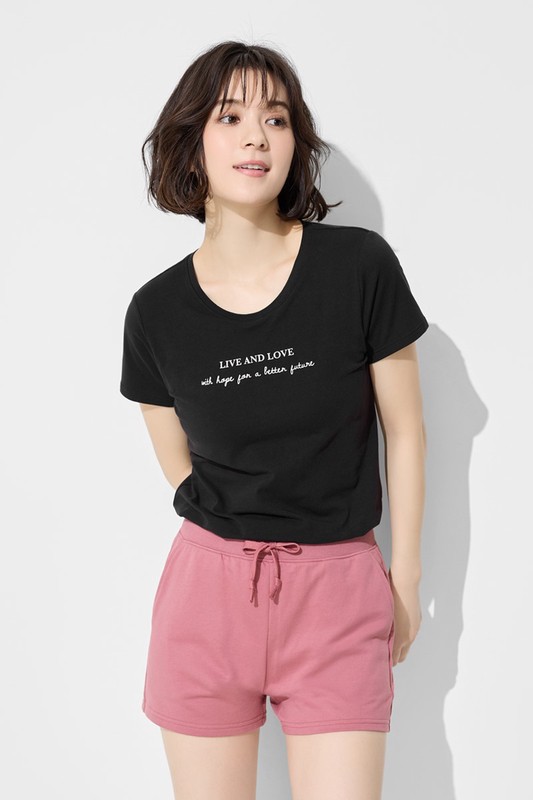 小毛圈口袋短褲-女