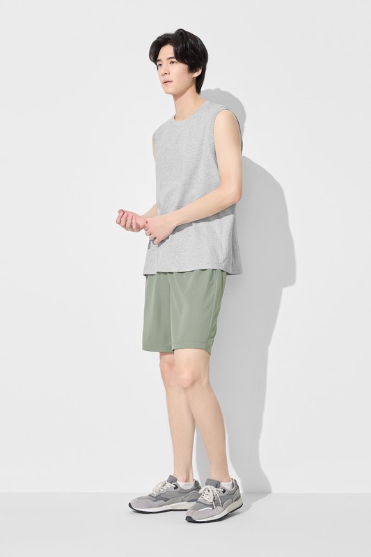 吸排網眼短褲-男