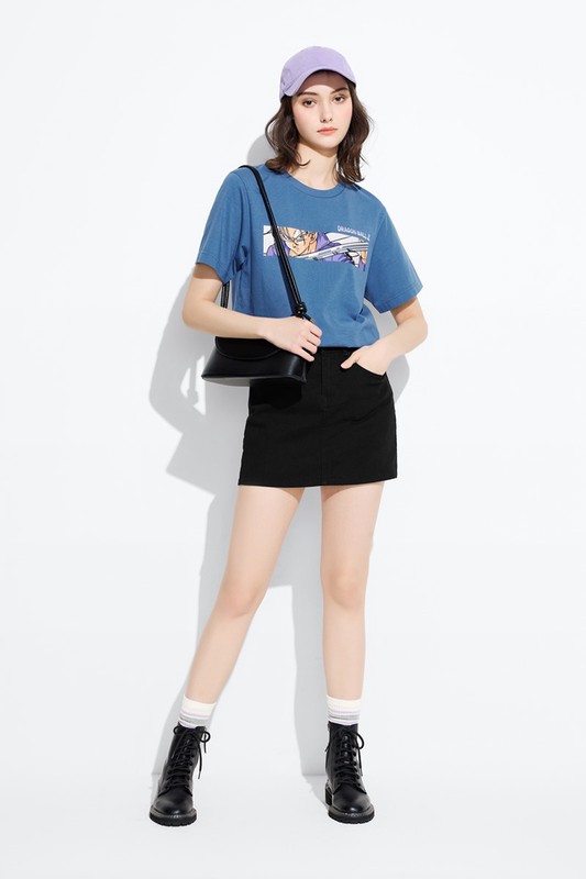 七龍珠Z厚版印花T恤-08-男