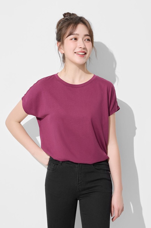 莫代爾寬鬆連袖上衣-女