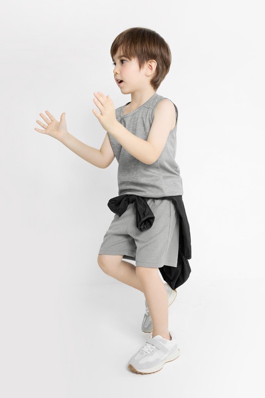 吸排網眼背心-童