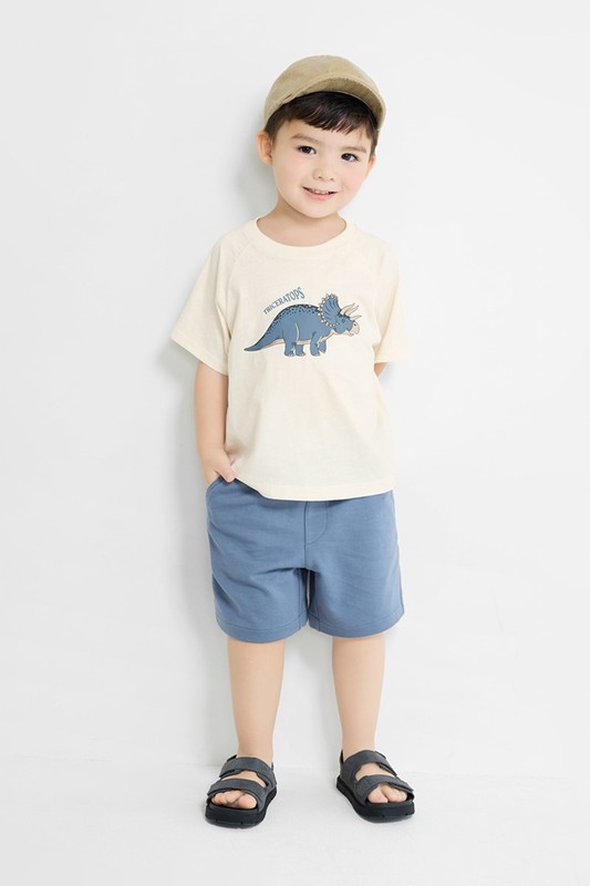 小毛圈五分褲-童