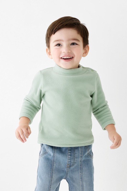 Fleece立領上衣-Baby