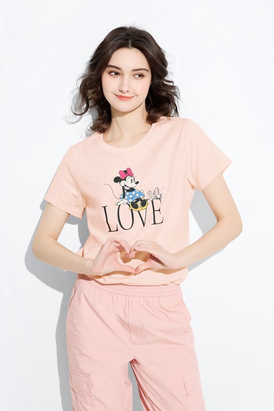 迪士尼系列印花T恤-19-女