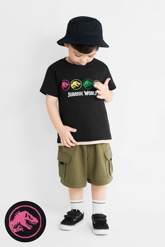 Jurassic World印花T恤-10-童