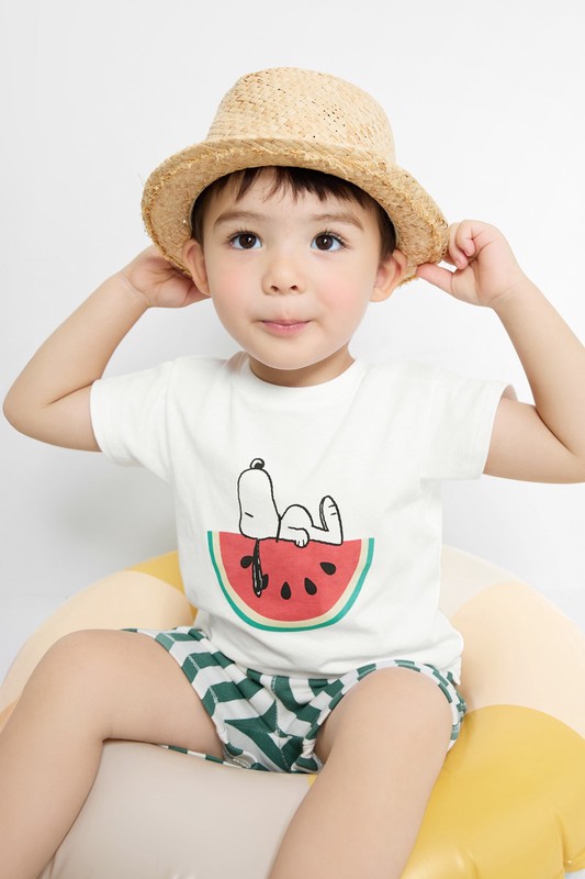 史努比系列印花T恤-03-童