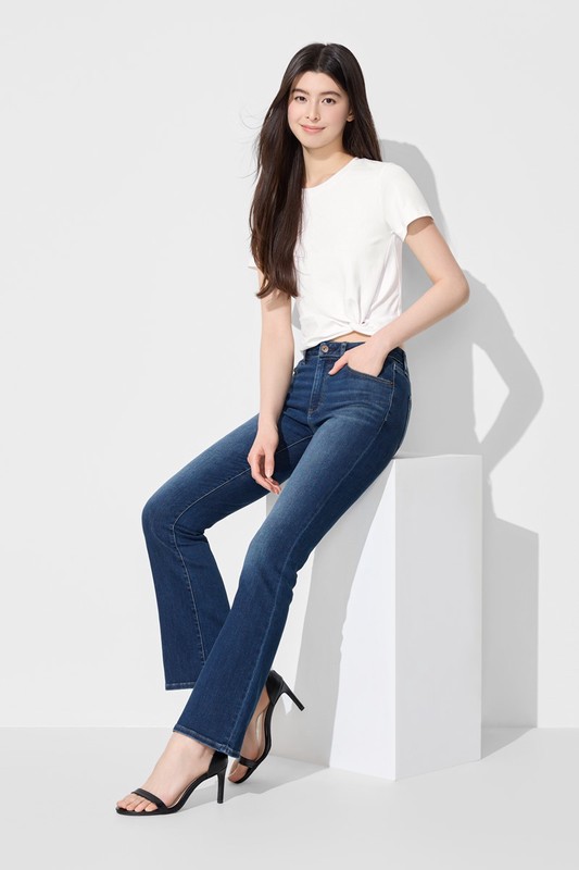 純棉扭結短版T恤-女