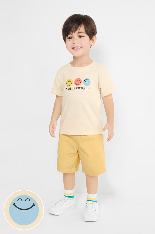 SmileyWorld®印花T恤-03-童