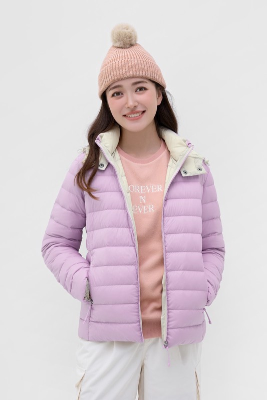 極輕羽絨玩色外套-女