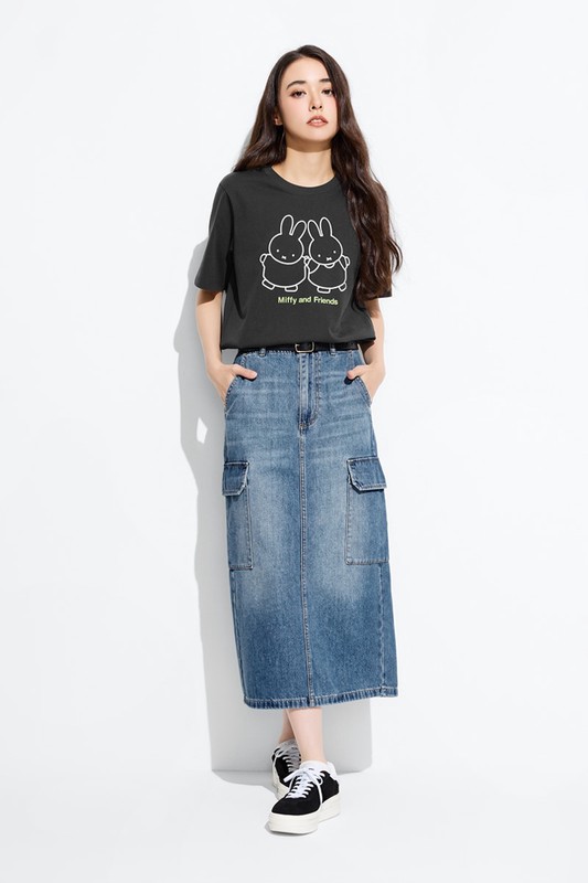 Miffy寬版印花T恤-10-女
