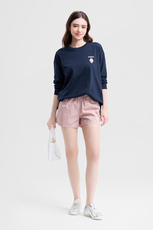 棉質輕便短褲-女