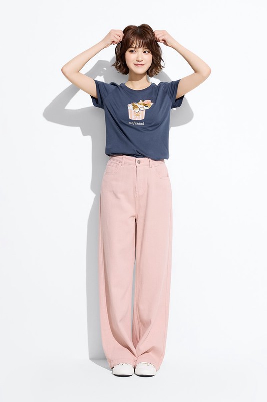 貓福珊迪印花T恤-08-女