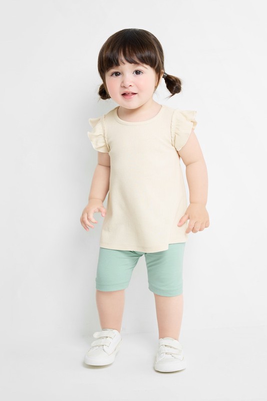 彈力五分內搭褲-Baby