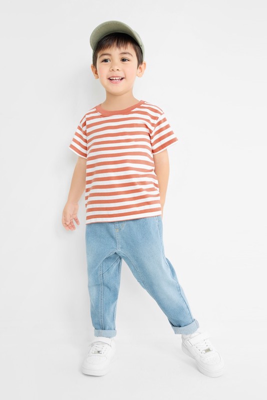 純棉條紋T恤-童