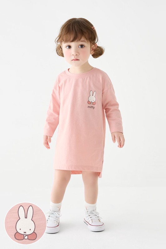 Miffy竹節棉長版上衣-Baby