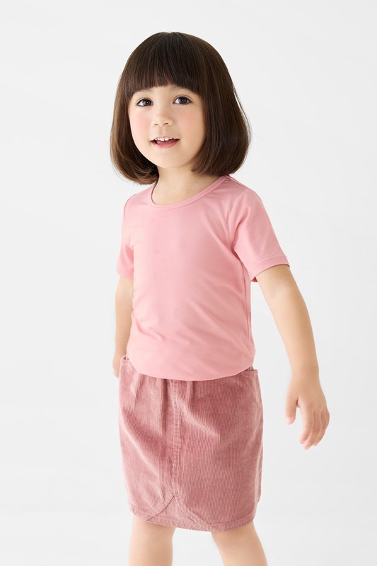 heatup圓領短袖上衣-童