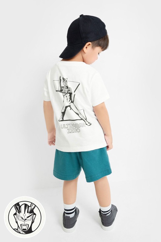 超人力霸王印花T恤-01-童