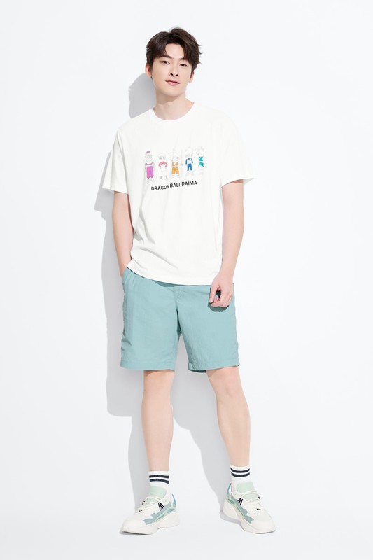 防潑水休閒海灘短褲-男