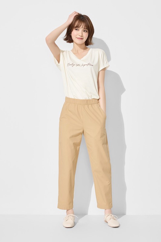 棉質輕便九分褲-女